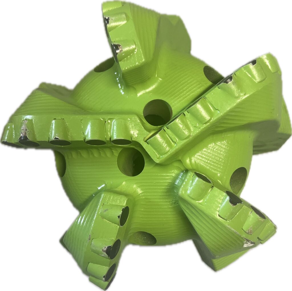 Five blade ported pdc bit